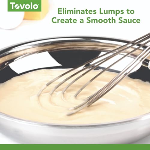 Tovolo Flat Sauce Whisk 10 Inch for Roux Gravy and Deglazing - style: Sauce Whisk