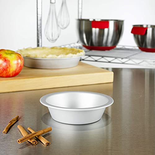 Fat Daddio's PIE-6 Anodized Aluminum Pie Pan, 6 x 1.5 Inch - size: 6 x 1.5 Inch