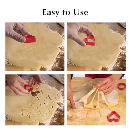 Cookie Cutter Set, 24-Piece Mini Baking Molds, 2in