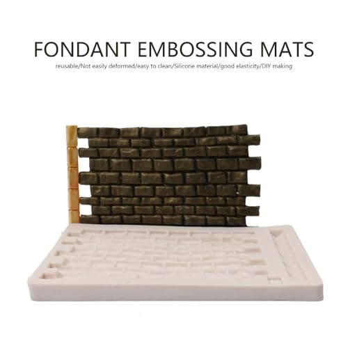 Silicone Fondant Texture Mat for Cake Decorating, 1 Pack