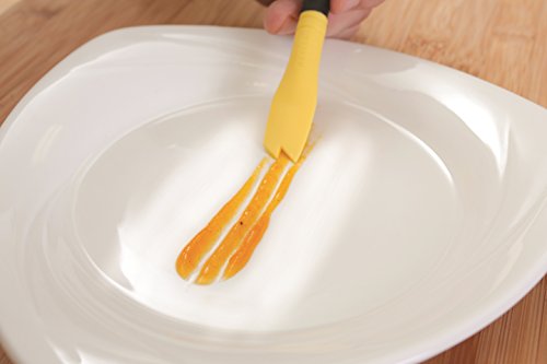 Mercer Culinary Silicone Plating Brush Set- 5 Brushes and a Carrying Case - style: 6-Pc. Silicone Brush Set
