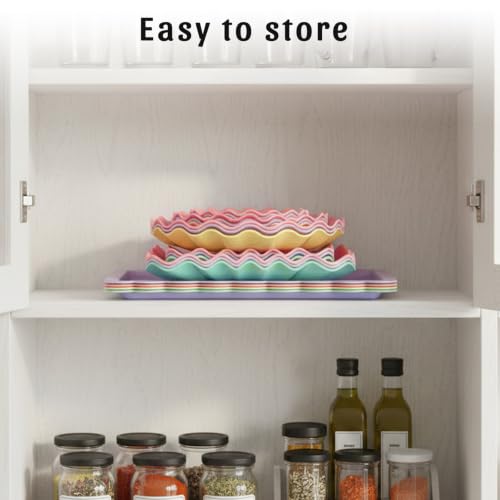 Pack of 11 NWK Cupcake Stand Set with Table Cloth (Colorful) - color: Colorful
