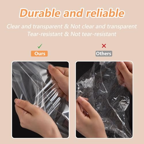 Self Sealing Cellophane Bags 2x3 Inches 200 Pcs Cookie Bags for Packaging Candies Seeds Beads Earrings Clip Clear Bags（mini size) - color: 2×3 inch
