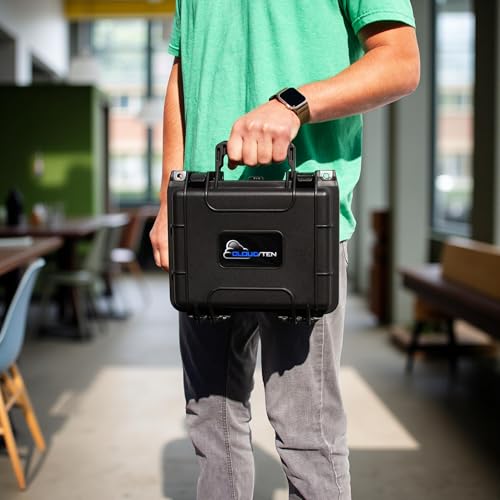 CLOUD/TEN 11 inch Smell Odor Block Case Fits up to 8.5 inch Accessories With Impact-Absorbing Protective Customizable Foam - Case Only - style: 11 Inch