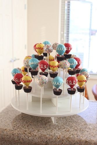 The Smart Baker® 3 Tier Round White Cake Pop Stand, Holds 40 Cake Pops As Seen on Shark Tank