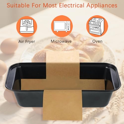 100 Pcs 8x4 in Loaf Pan Liners for Baking Bread Pan Parchment Paper - size: 8.27*4.33 inch