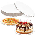 12 Pack 10 Inch Round Cake Boards,White Wave Cardboard Cake Rounds - color: White, size: 10 Inch - 12 Pack, style: Wavy Edge