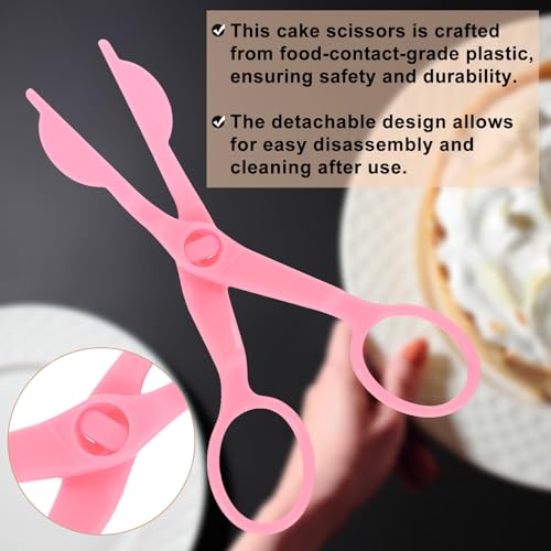 uxcell 3Pcs Flower Lifter Cake Decorating 5.1x2.2" Fondant Tool Pink - color: Pink