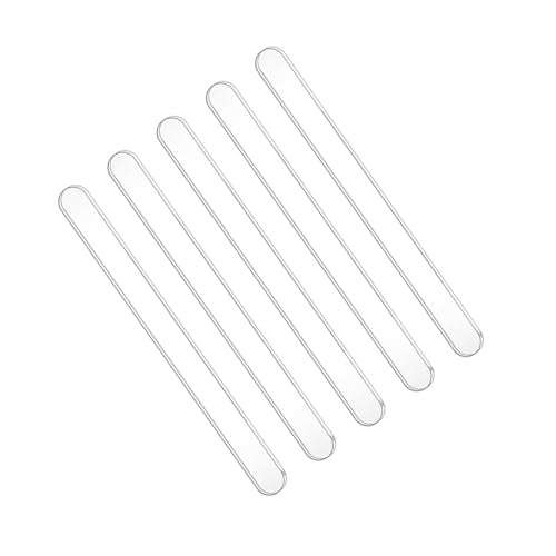 30PCS 115mm Reusable Transparent Acrylic Ice Lolly Mould Sticks for Making Ice Cream Lollipops Cake