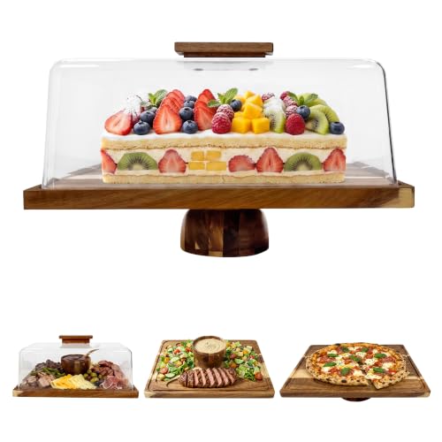 Rectangular Cake Stand Dessert Serving Tray Kitchen Home Display