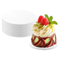 5 Pack Cake Drum Boards Mini 6 Inch Round Cake Drums White 1/2” Thick Cake Drum Corrugated Cardboard Cake Board Base for Multi-Layer Cakes Sturdy Cake Decorating Supplies - size: 6 Inch - 5 Pack