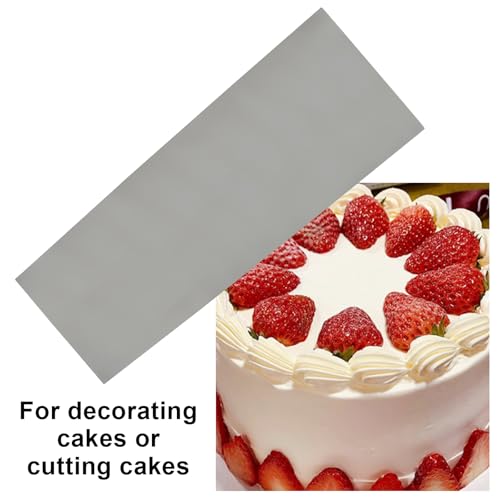 Stainless Steel Cake Scraper, 8.7" x 3.11"