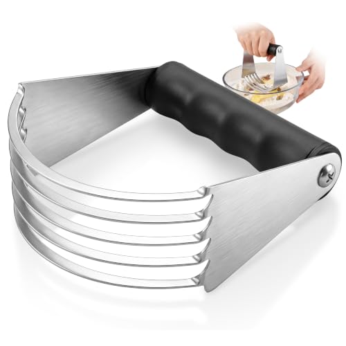 USLAI Large Pastry Blender, Heavy Duty, Food-Grade Stainless Steel, 4 Inch - size: Set of 1
