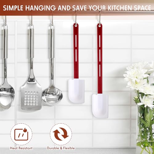 Norme 4 Pcs Commercial Rubber Spatula Heat Resistant, 14 Inch, 16.5 Inch - size: 14 Inch, 16.5 Inch