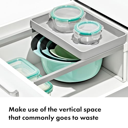 OXO Good Grips Adjustable Deep Drawer Organizer, Utensil Holder Drawer - style: Adjustable Deep Drawer Organizer