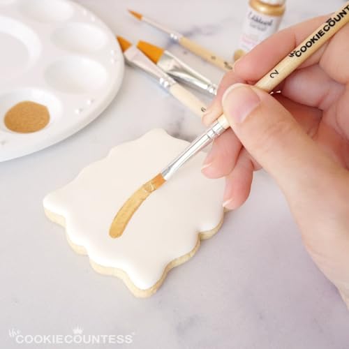 The Cookie Countess Set of 6 Cookie Decorating Cake Decorating Brushes