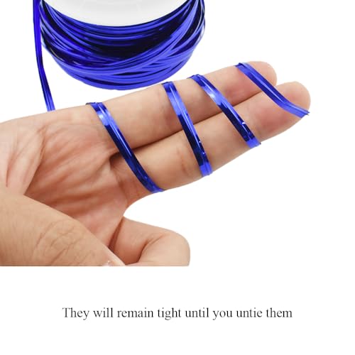 HAHIYO 100Yards/300Feet/91M Blue Metal Twist Ties Bread Candy Coffee Bag Ties Plant Garden Twist Ties for Cellophane Treat Bag Gift Wraping Bag Plastic Bag Halloween Party Cake Present Art Craft - color: Blue, size: 100Yards/300Feet/91M