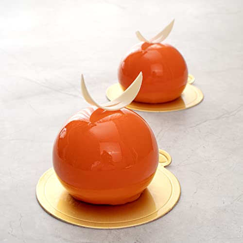 Restaurantware-Pastry Tek 8 Cavities Ball Mold, 1 Oven-Ready Chocolate Mold - Flexible, Freezable, White Silicone Baking Mold, Easy Release, For Making Candies or Chocolates - size: 1 Count, style: Ball