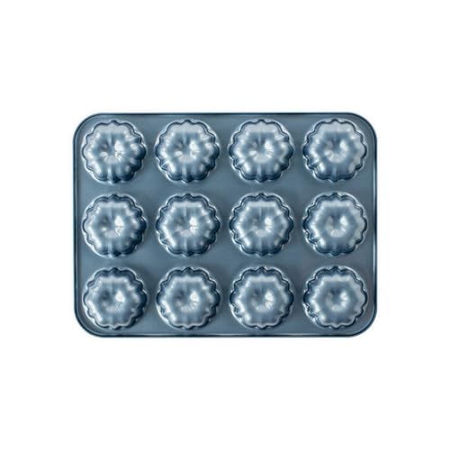 Nordic Ware Formed Mini Bundt, 12 Cavity Cupcake, Twilight Blue - size: Cupcake Bundt, 12-Cavity