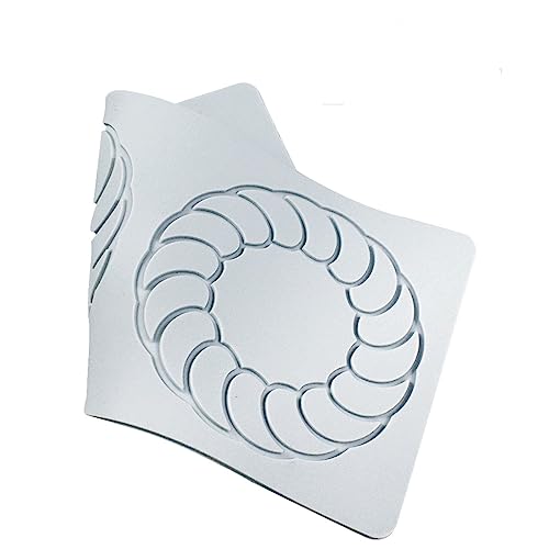 E Pepper Ring 3D Embossing Silicone Chocolate Candy Fondant Mold for Cupcake Top Sugar Craft Cake Decoration - size: E_ Pepper Ring