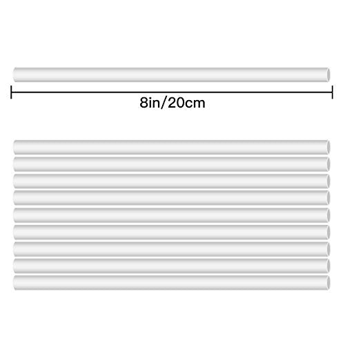 DOERDO 3 Tier Cake Separator Plates and 9 Pieces Plastic Cake Dowel Rods Set, for Tiered Cake Construction and Stacking(12cm,16cm,18cm) - size: 12,16,18cm