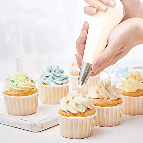 Large Icing Piping Tips Set for Cake Decorating,6 Decorating Tips Stainless Steel Pastry Tips,Flower Frosting Tips Nozzles,#1M 2A 2D 2F 6B 234 - color: Type 6