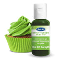 Satin Ice Food Color Liquid Gel, 0.61 fl oz Bottle, Bright Green - color: Bright Green