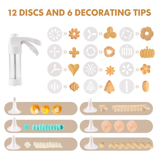YOOUSOO Cookie Press Gun, Cookie Press Kit