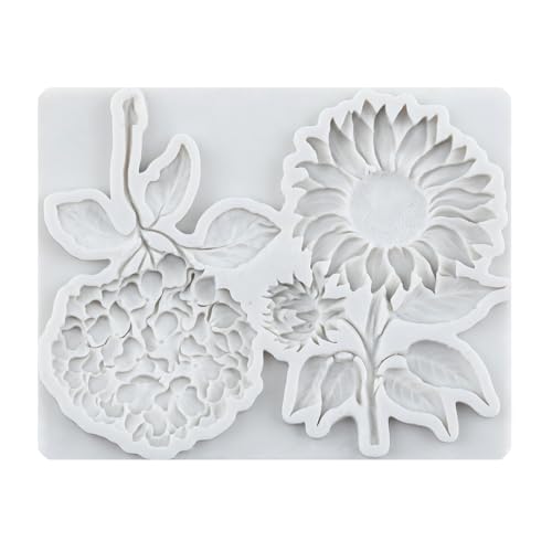 Chrysanthemum Silicone Mold Hydrangea Flower Fondant Mold - color: Style H