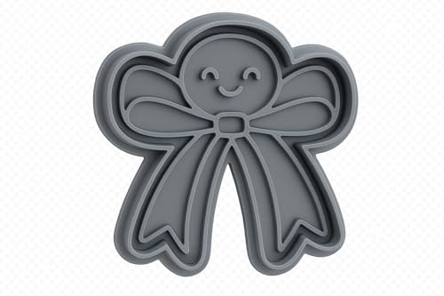 Joyful Ribbon Cookie Cutter - 4x3.5" Fun Baking Design