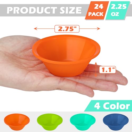 Webake 24 Pcs Platinum Silicone Puto Molder Filipino Medium-Size, 2.75" Reusable Puto Baking Cup for Steamer, BPA-Free & Non-Stick, Plastic Replacement Baking Cup, Great for Bite-Size Muffin, Tart - size: 2.75"