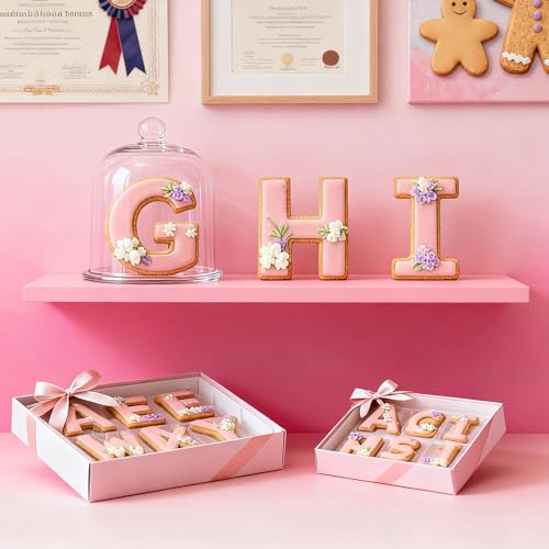 Letter Cookie Cutters Shapes Large 3 Inch - 26 Pcs Stainless Steel Alphabet Letter Cookie Cutter Set Fondant Biscuit Fruit Dough Mold Tools for Sandwich, Birthday, Christmas, and Holiday Party - color: 3 INCH-26PCS Letter
