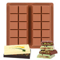 Dubai Chocolate Molds 1 Inch Deep, Silicone Chocolate Bar Mold – Non-Stick, Flexible, Large and Thick Homemade Chocolates, Candies, and Desserts - Set of 1 - color: Choco:1PC