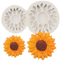 Chrysanthemum Flower Silicone Mold Daisy Flower Fondant Molds - color: Style P