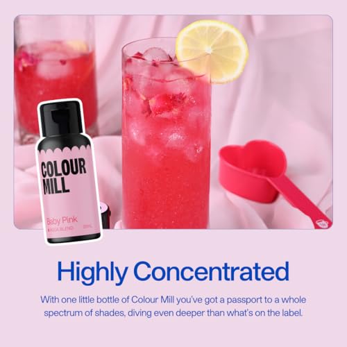 Colour Mill Botanical Pack Aqua Blend Water-Based Food Coloring, 20 Milliliters Dusk, Latte, Lilac, Olive, Rose & Sage - color: Botanical Pack