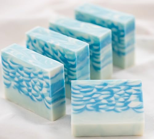 Silicone Soap Mold Loaf with Wooden Box for Soap Making - color: Light Blue, size: Silicone Mold and Wood Box