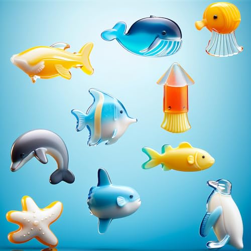 2Pcs Marine Theme Cake Silicone Mold chocolate molds silicone Ocean-Themed Baking Molds starfish fishing molds for Chocolates Candies Ice Cubes Soap Resin DIY Crafts and Beach-Themed Decor(11 Cavity) - size: 11 Cavity