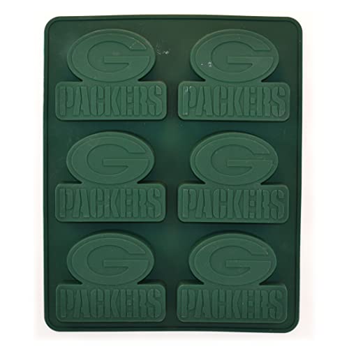 Masterpieces Game Day - FanPans NFL Green Bay Packers Silicone Muffin Pan - Dishwasher Safe - style: Green Bay Packers
