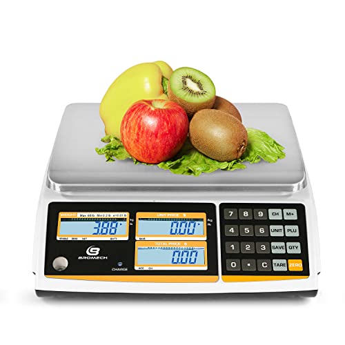 NTEP Certified Scale Price Computing, 60lb Capacity, COC #21-001 - style: NTEP Approved-BTP