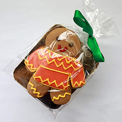Morepack Cellophane Treat Bags 4x6 In 200 PCS Cookie Bags with Twist Ties - size: 4x6 Inch (Pack of 200)