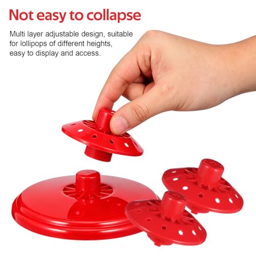 PRETYZOOM Lollipop Display Holder Multi-Tier Lollipop Holder Stand