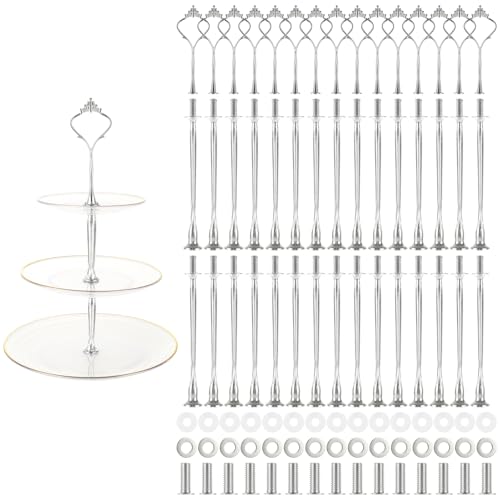 QTLCOHD 15 Set 3 Tiered Tray Hardware Kit, Zinc-Alloy Heavy Duty