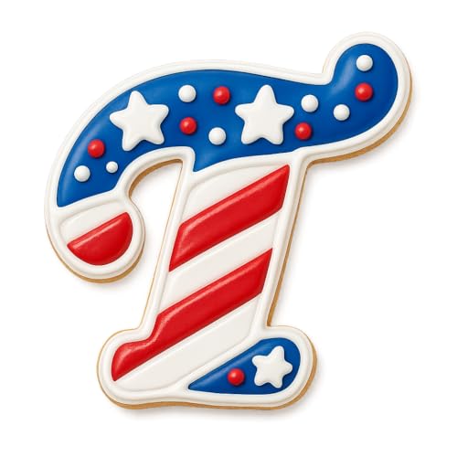 Mighty Gadget Fancy Cursive Letter A to Z Cookie Cutter - 4" Tall Alphabet Baking Mold (Random Color) (T) - color: T