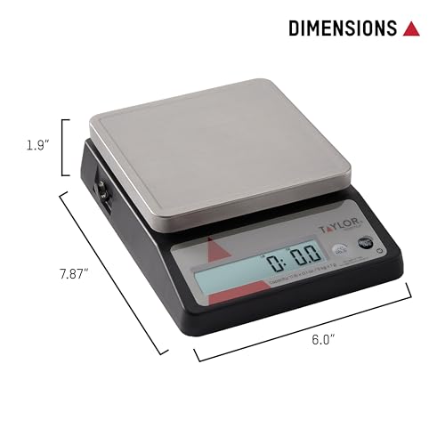 Taylor Digital Kitchen Food Scale 11 lb Max Capacity - size: standart