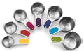 Spring Chef Magnetic Stainless Steel Measuring Cups Set of 7, Multicolor - color: Multicolor