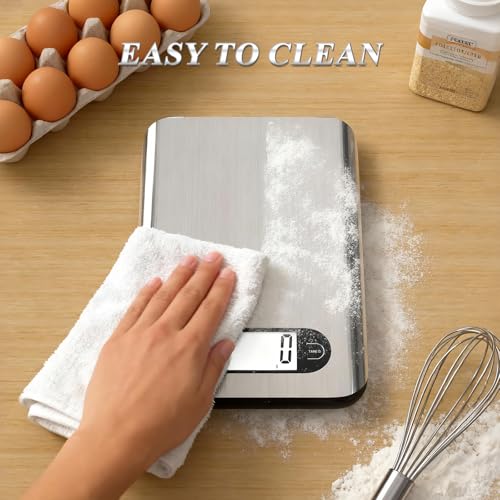 Digital Kitchen Scale, Weight Grams and Ounces for Cooking and Baking