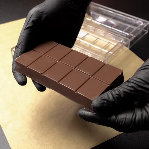 200mL 10pc Dubai Chocolate Bar - 1 Mold - 3 Cavities - 23437 Makes 3 Dubai Pistachio Bars