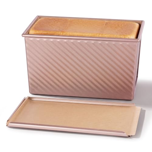 Bake Choice Loaf Pan Liners for 2.2 LB Pullman Loaf Pan with Lid, 50 Sets - size: 2.2 LB