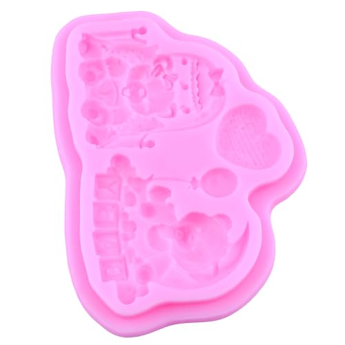 Bear Silicone Mold Balloon Fondant Mold Teddy Bear Mold Set Of 4