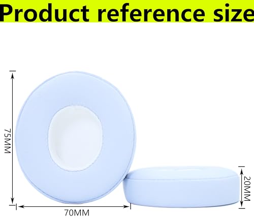 Replacement Ear Pads Compatible with Beats Solo 3.0 Wireless White - color: White